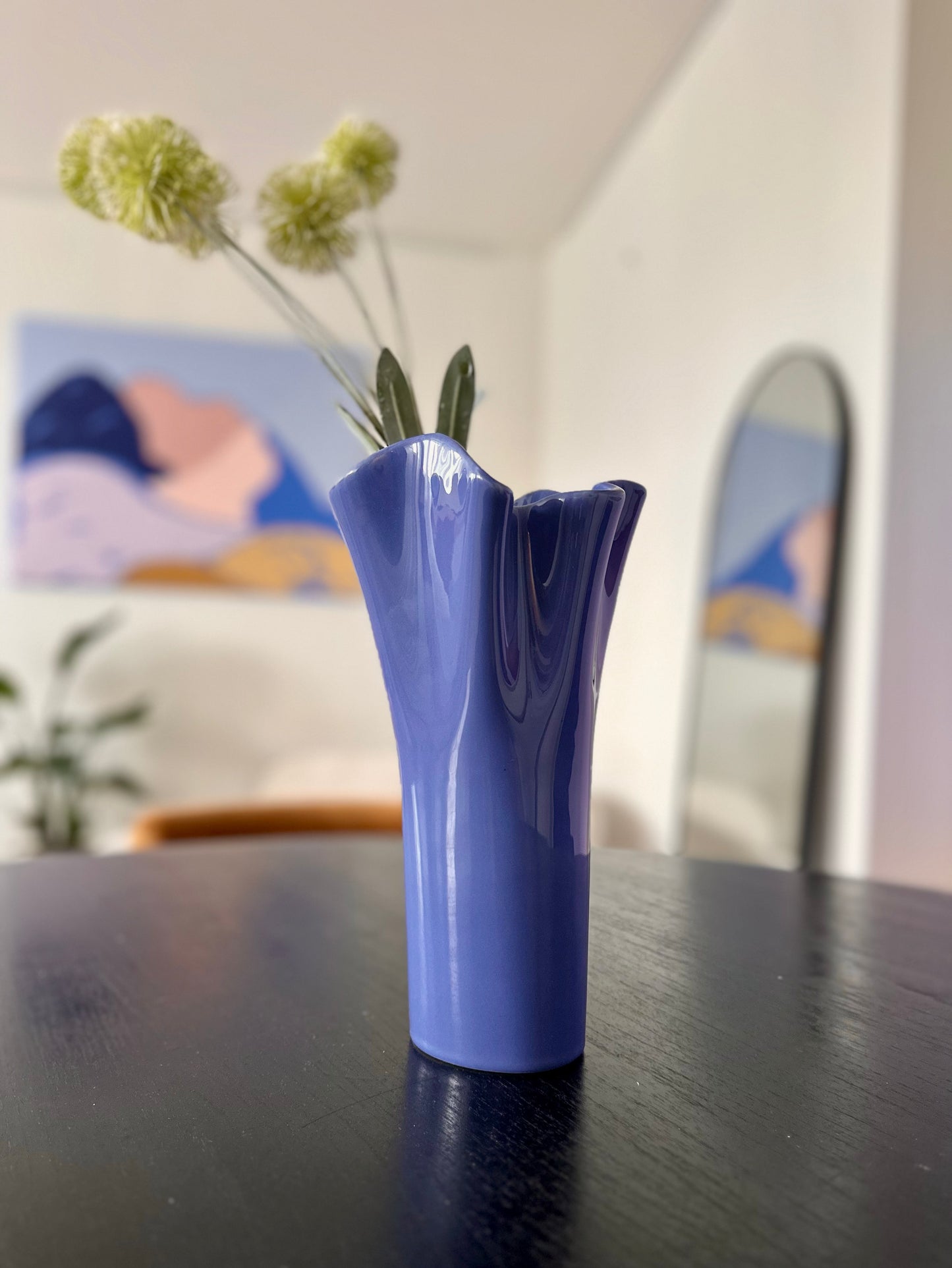 Duna vase L cornflower