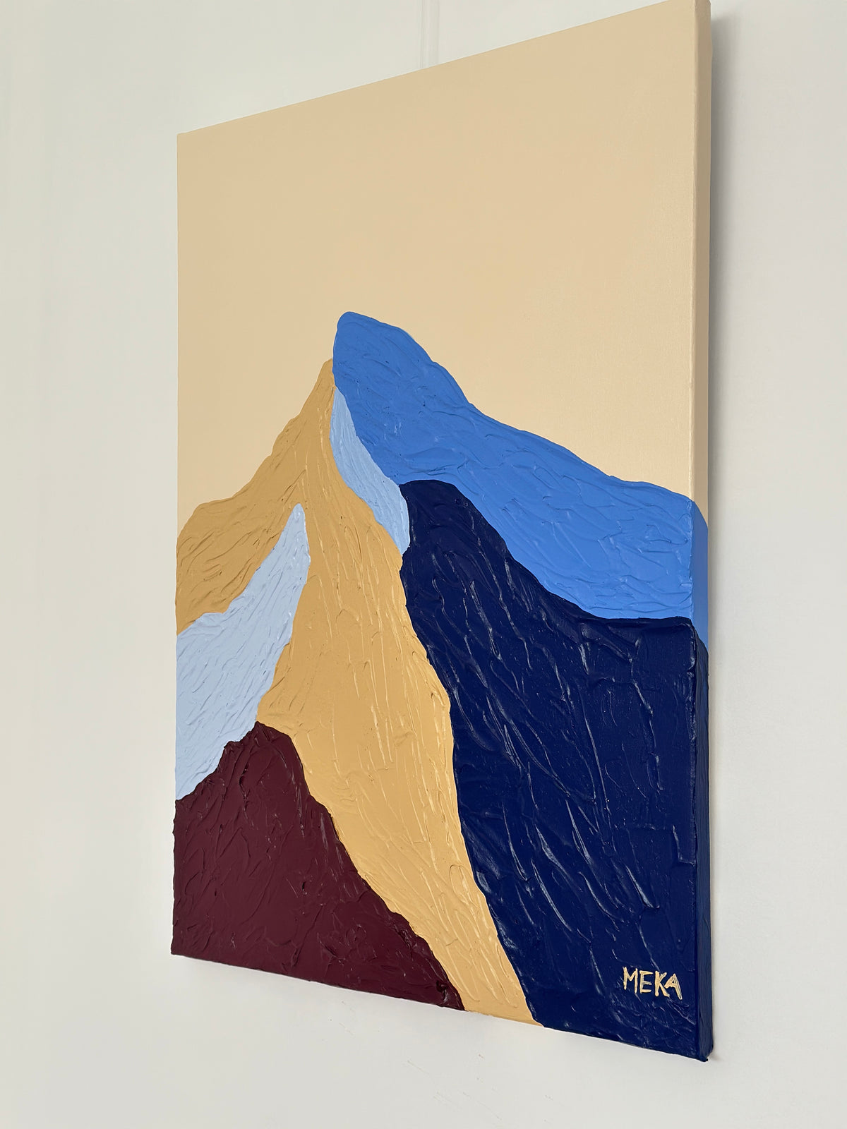 Kriváň XII. – Abstract Mountain Painting | Art Of Meka Art Of Meka Studio